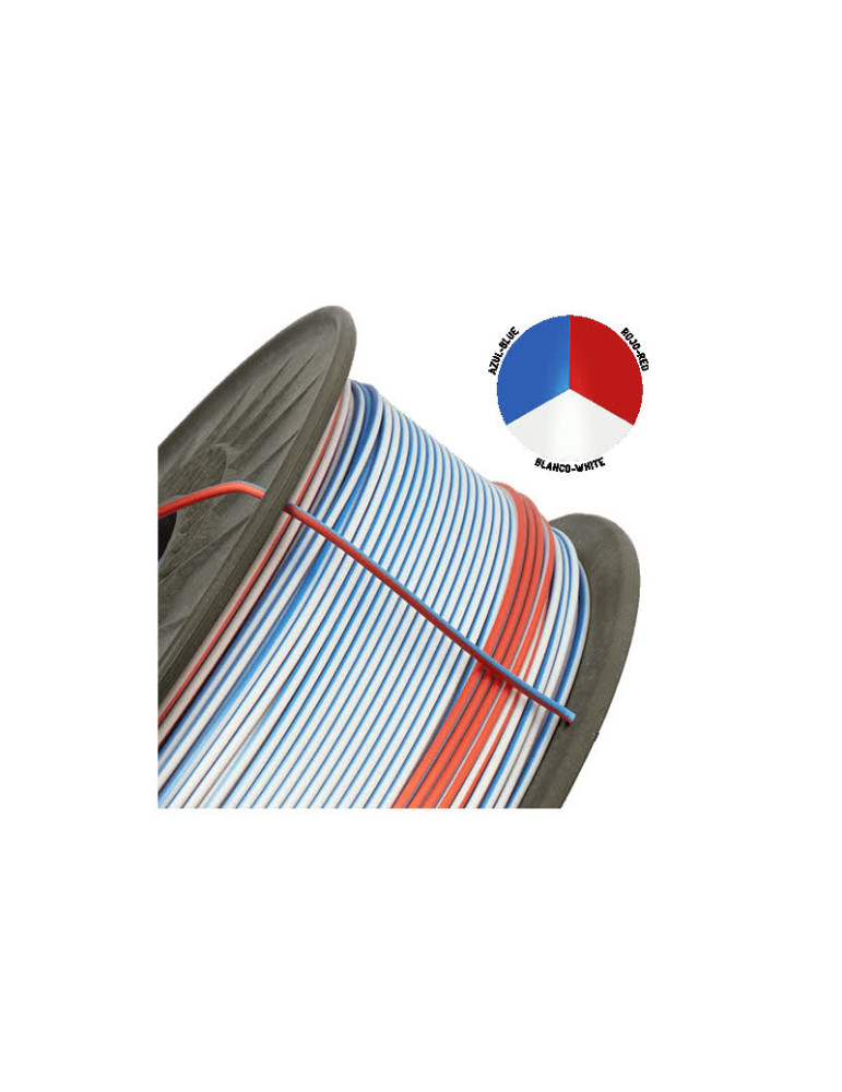 PLA Silk Multi-Color Blue-White-Red Winkle 1Kg | Core XY