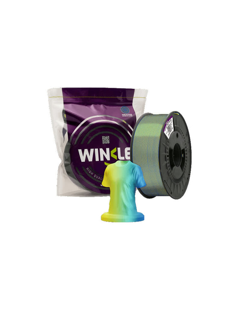 PLA Silk Multi-Color Blue-Yellow Winkle 1Kg | Core XY