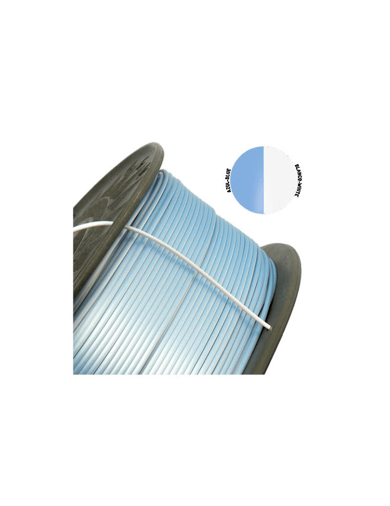 PLA Silk Multi-Color Blue-White Winkle 1Kg | Core XY
