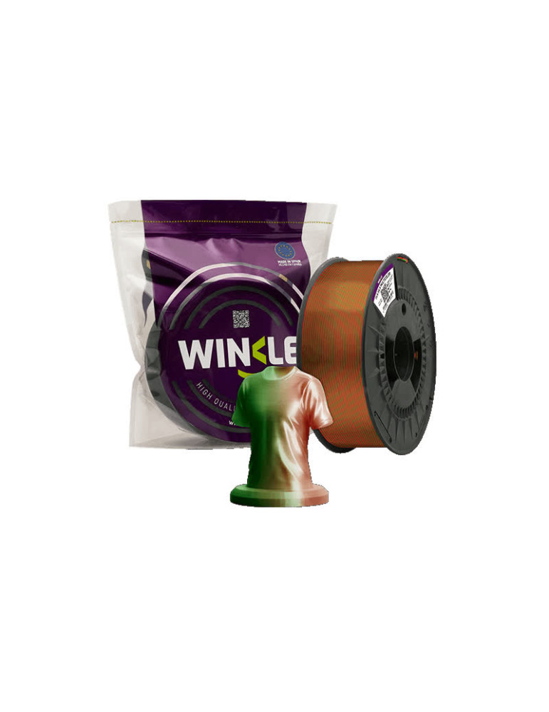 PLA Silk Multi-Color Green-Red Winkle 1Kg | Core XY