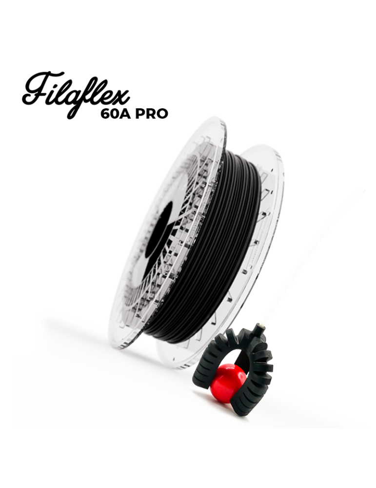 Recreus Filaflex Pro 60A Black 500g | Filamento TPU Flexível