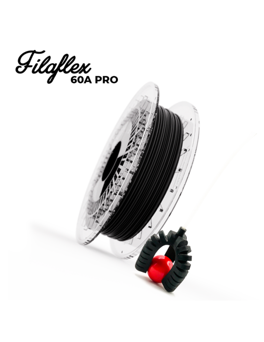 Recreus Filaflex Pro 60A Black 500g | Filamento TPU Flexível