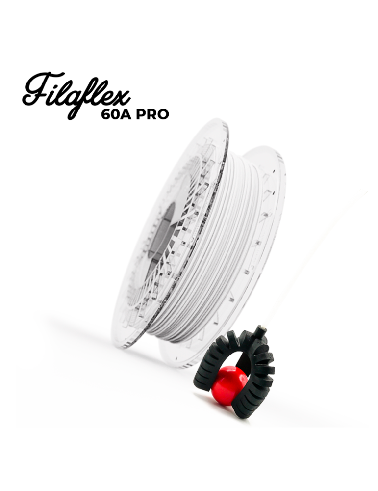 Recreus Filaflex Pro 60A White 500g | Filamento TPU Flexível