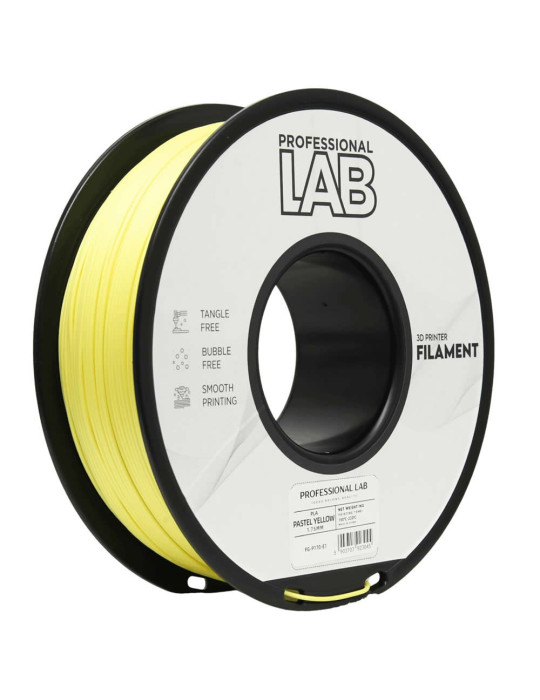 PLA Pastel Yellow Prof. Lab | Filamento Económico | Core XY