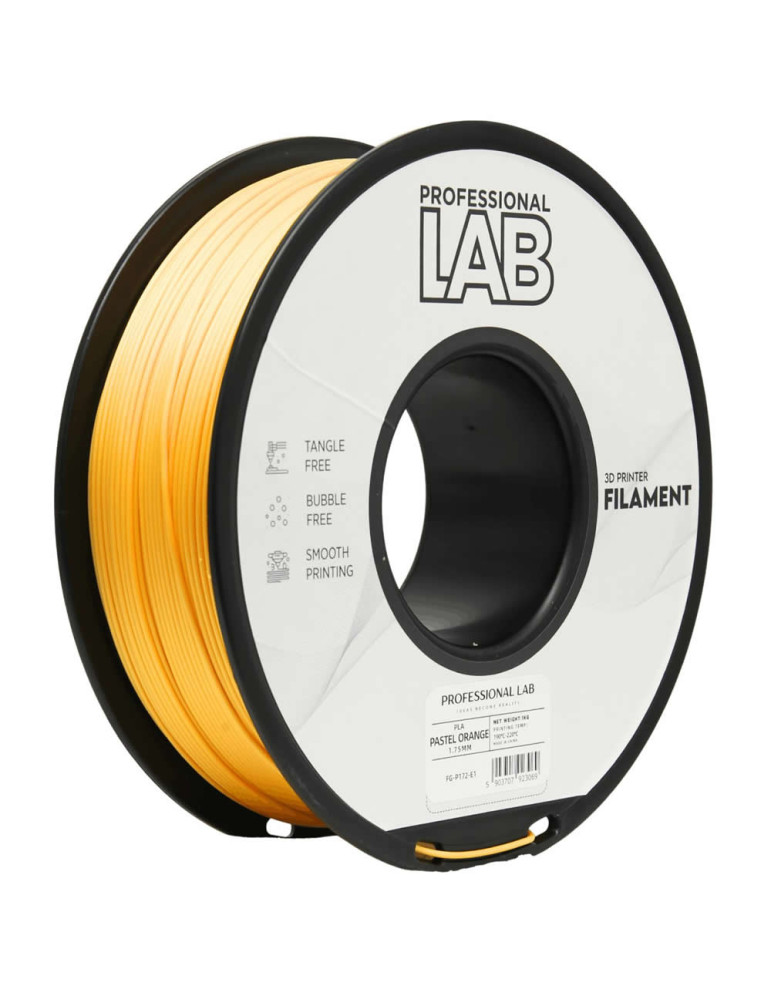 PLA Pastel Orange Prof. Lab | Filamento Económico | Core XY