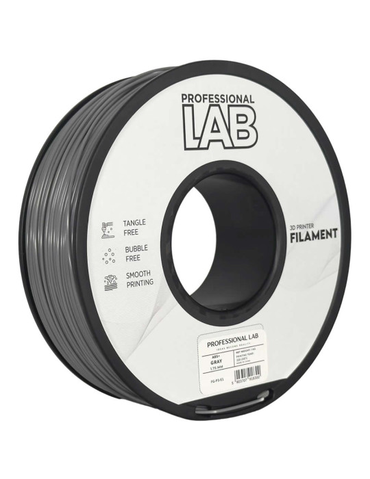 ABS+ Gray Prof. Lab | Filamento Económico | Core XY