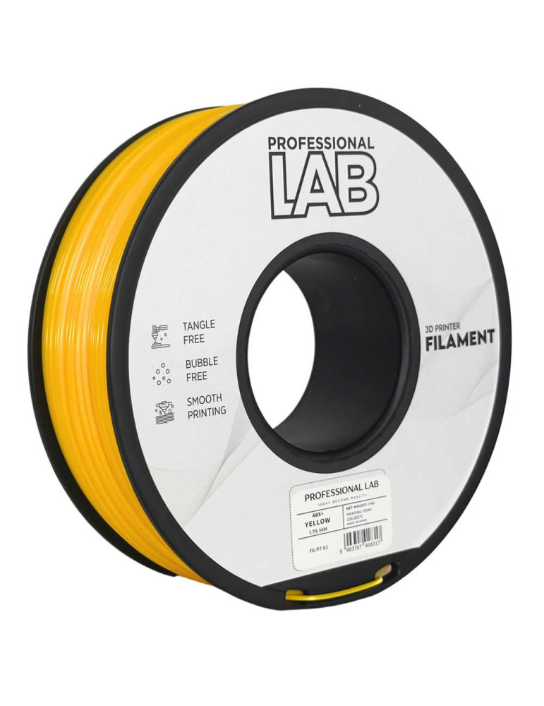 ABS+ Yellow Prof. Lab | Filamento Económico | Core XY