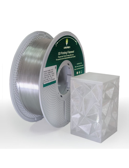 Filamento PETG Transparent Lotactree 1Kg | Core XY