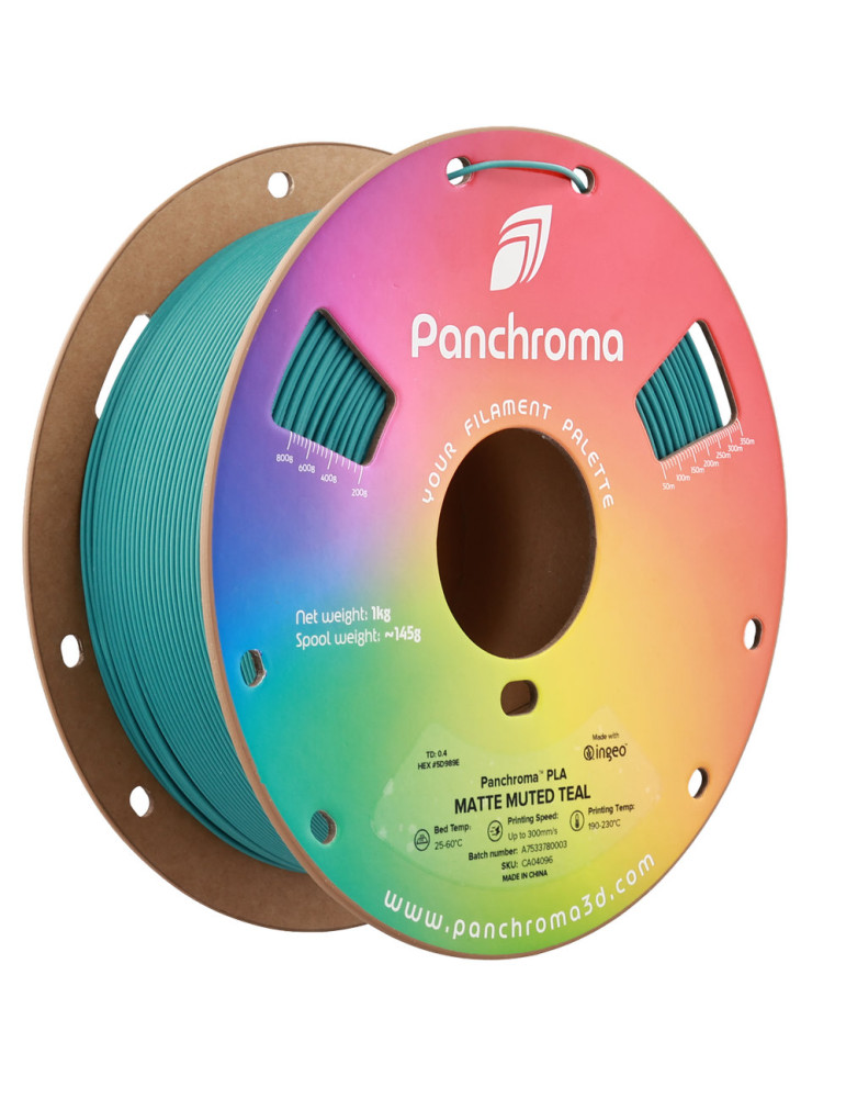 Panchroma PLA Matte Muted Teal 1Kg | Polymaker