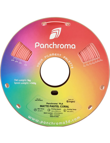 Panchroma PLA Matte Pastel Coral 1Kg | Polymaker 2