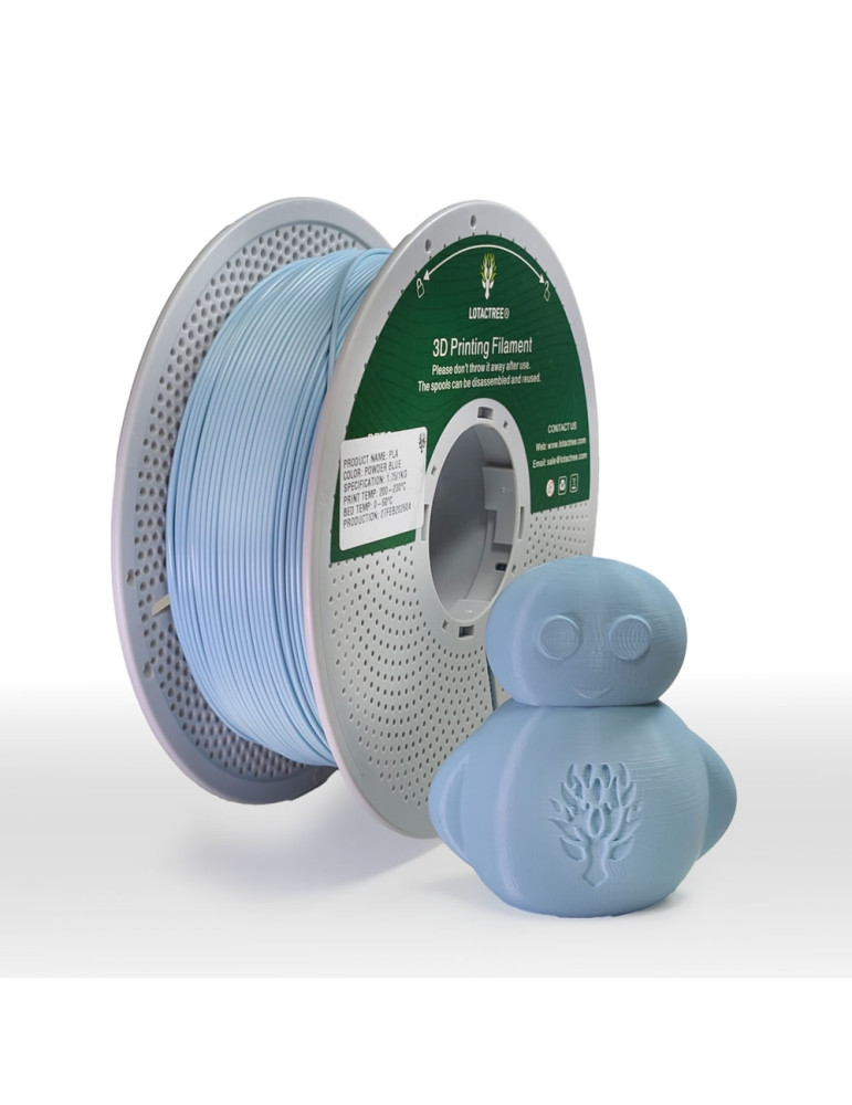 Filamento PLA Powder Blue Lotactree 1Kg | Core XY