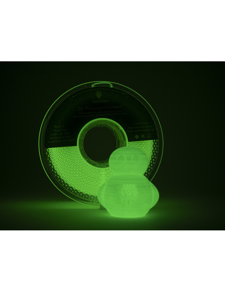 PLA Luminous Green - Brilha no Escuro | Core XY