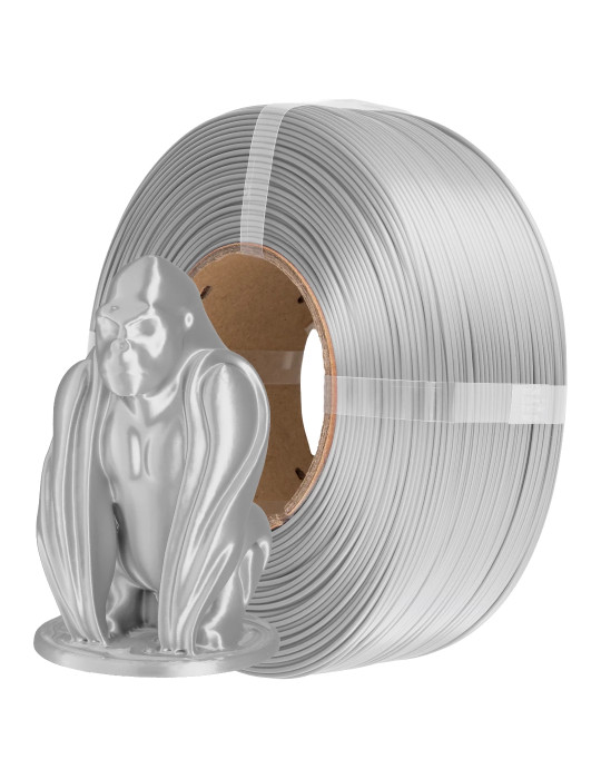 PLA Silk Silver 1Kg Refill | AzureFilm