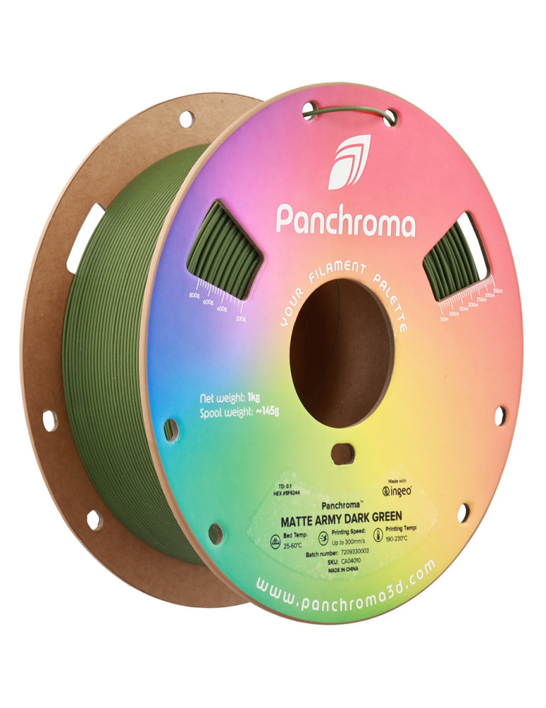 Panchroma PLA Matte Army Dark Green 1Kg | Polymaker