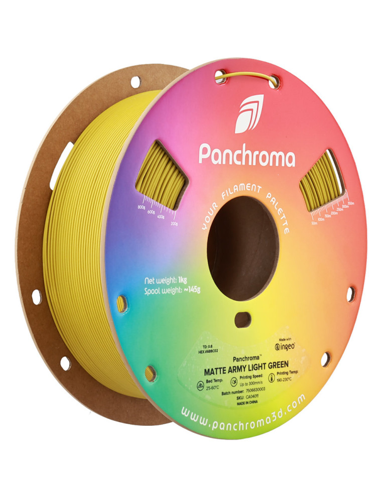 Panchroma PLA Matte Army Light Green 1Kg | Polymaker