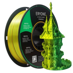 PLA Dual Color Silk Yellow/Green Eryone