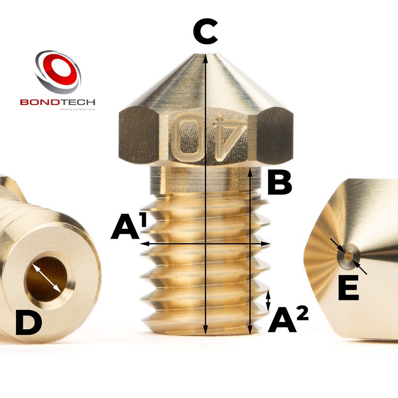 Bondtech RepRap Brass Nozzle