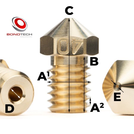 Bondtech RepRap Brass Nozzle