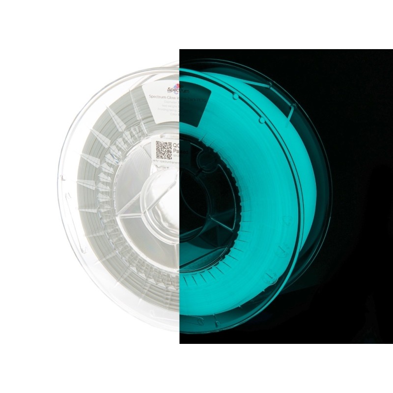 PETG Glow in the Dark Blue Spectrum 1Kg