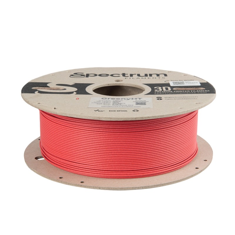 PLA GreenyHT (High Temperature) Strawberry Red 1Kg