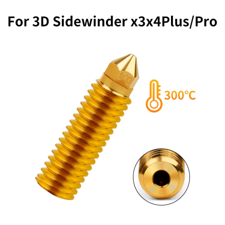 Nozzle Artillery X3 e X4 Latão 0.4 mm / 1.75 mm