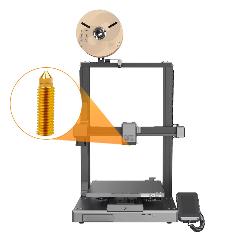 Nozzle Artillery X3 e X4 Latão 0.4 mm / 1.75 mm