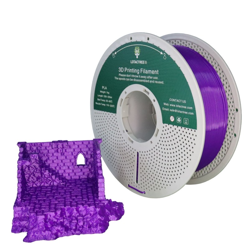 Filamento PLA Purple Lotactree 1Kg | Core XY