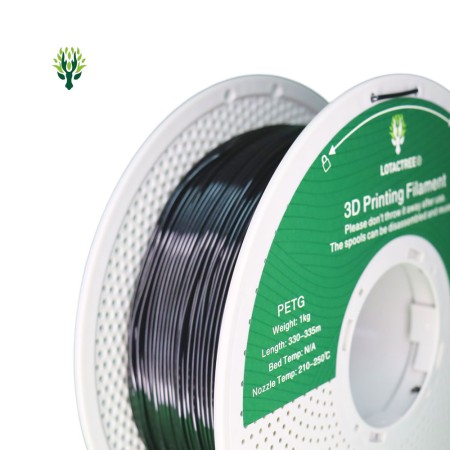 Filamento PETG Black Lotactree 1Kg | Core XY