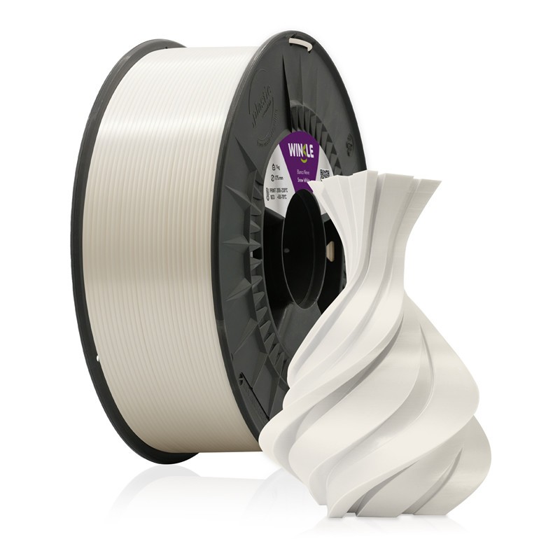 Filamento PLA Silk Blanco Nieve Winkle 1kg | Core XY