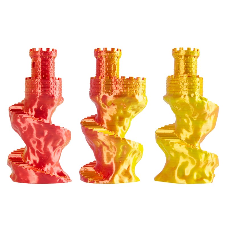 Filamento PLA Magic Silk | Efeito Sedoso Multicolor | Core XY Portugal