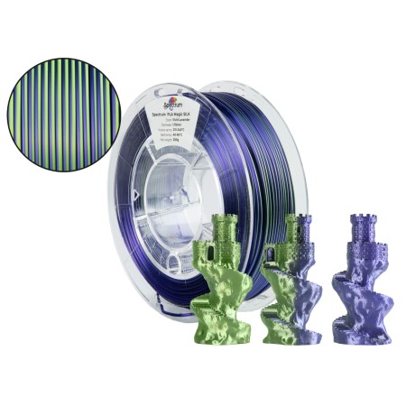 Filamento PLA Magic Silk | Efeito Sedoso Multicolor | Core XY Portugal