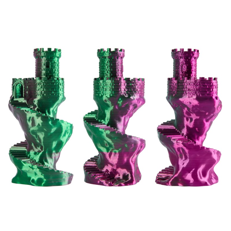 Filamento PLA Magic Silk | Efeito Sedoso Multicolor | Core XY Portugal
