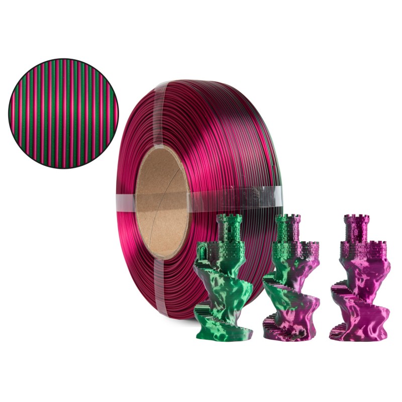 Filamento PLA Magic Silk | Efeito Sedoso Multicolor | Core XY Portugal