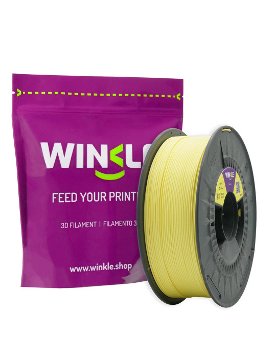 Filamento PLA HD Pastel Amarelo Plátano Winkle 1Kg | Core XY