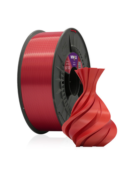 Filamento PLA Silk Rojo Rubí Winkle 1kg | Core XY