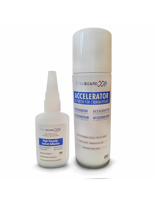 Cola Cianoacrilato + Activador Cyanboard - Adesivo 3D | Core XY