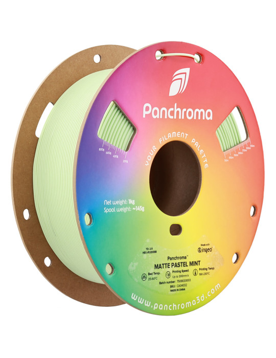 Panchroma PLA Matte Pastel Mint 1Kg | Polymaker