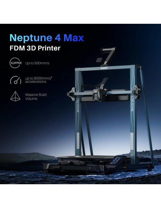 Elegoo Neptune 4 Max | Grande Volume e Alta Velocidade para Impressão