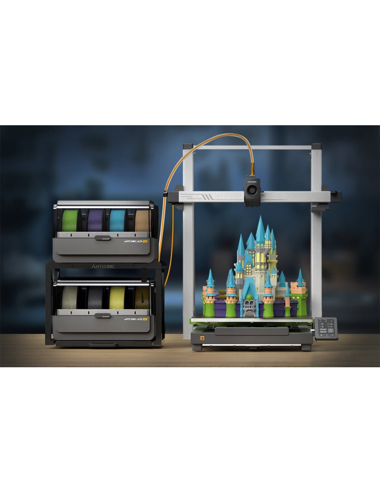 Anycubic Kobra 3 Max Combo | Sistema Completo Multi-Cor Grande Volume