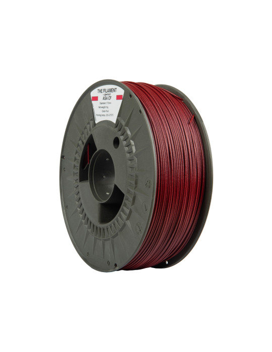 ASA CF Red - Filamento 3D Fibra Carbono Racing | Core XY