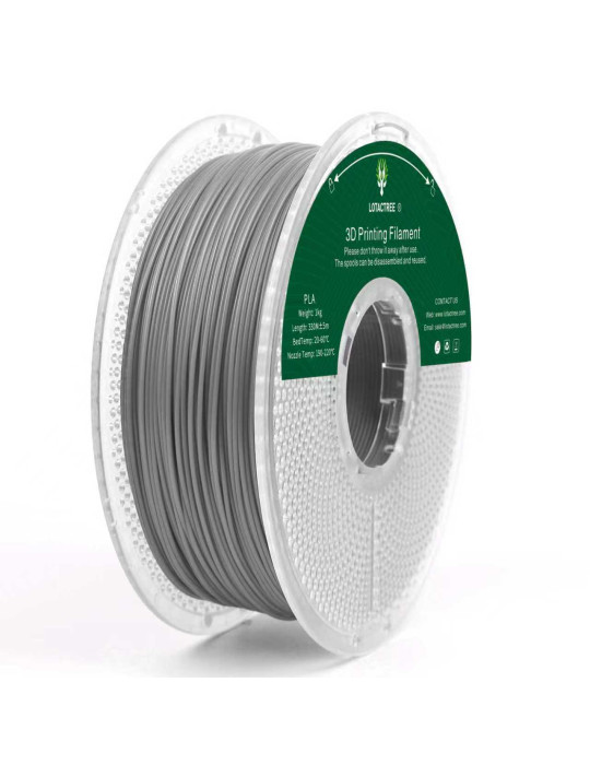 Filamento PLA Metalic Grey Lotactree 1Kg | Core XY