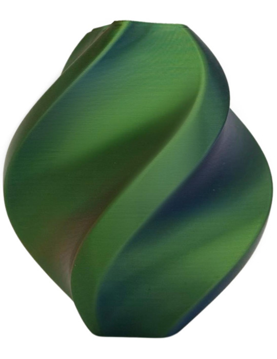 Silk PLA Tri Color Orange Blue Green - Filamento Aurora 3D | Core XY