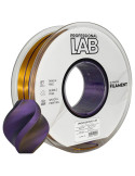 Silk PLA Tri Color Black Gold Purple - Filamento Real 3D | Core XY