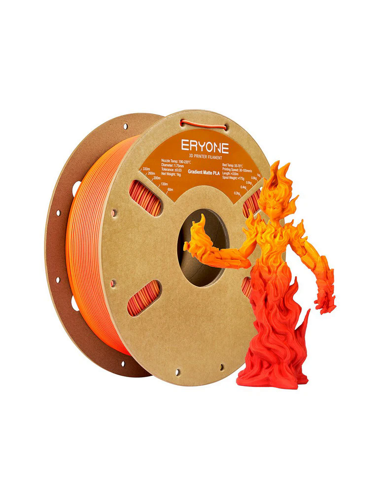 PLA Matte Gradient Maple Leaf Red Yellow - Filamento Outono 3D | Core XY