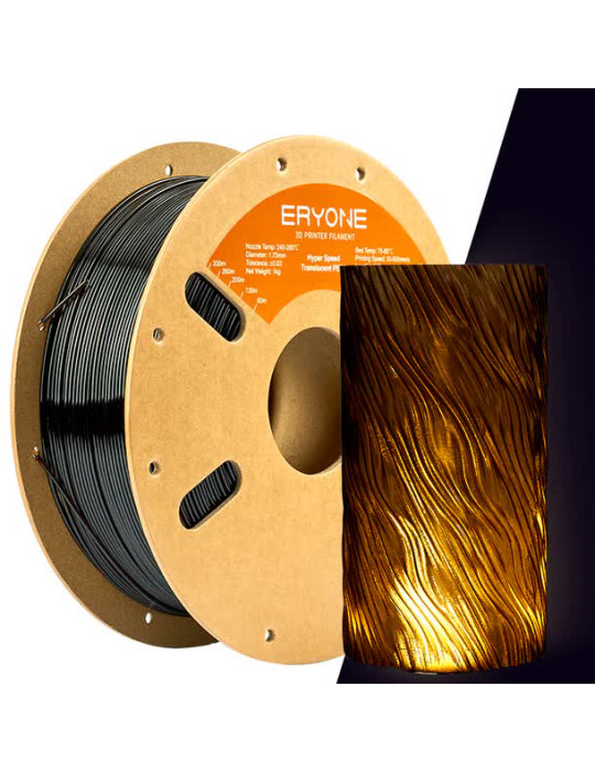 PETG Hyper Speed Translucent Amber Eryone - Filamento Rápido 3D