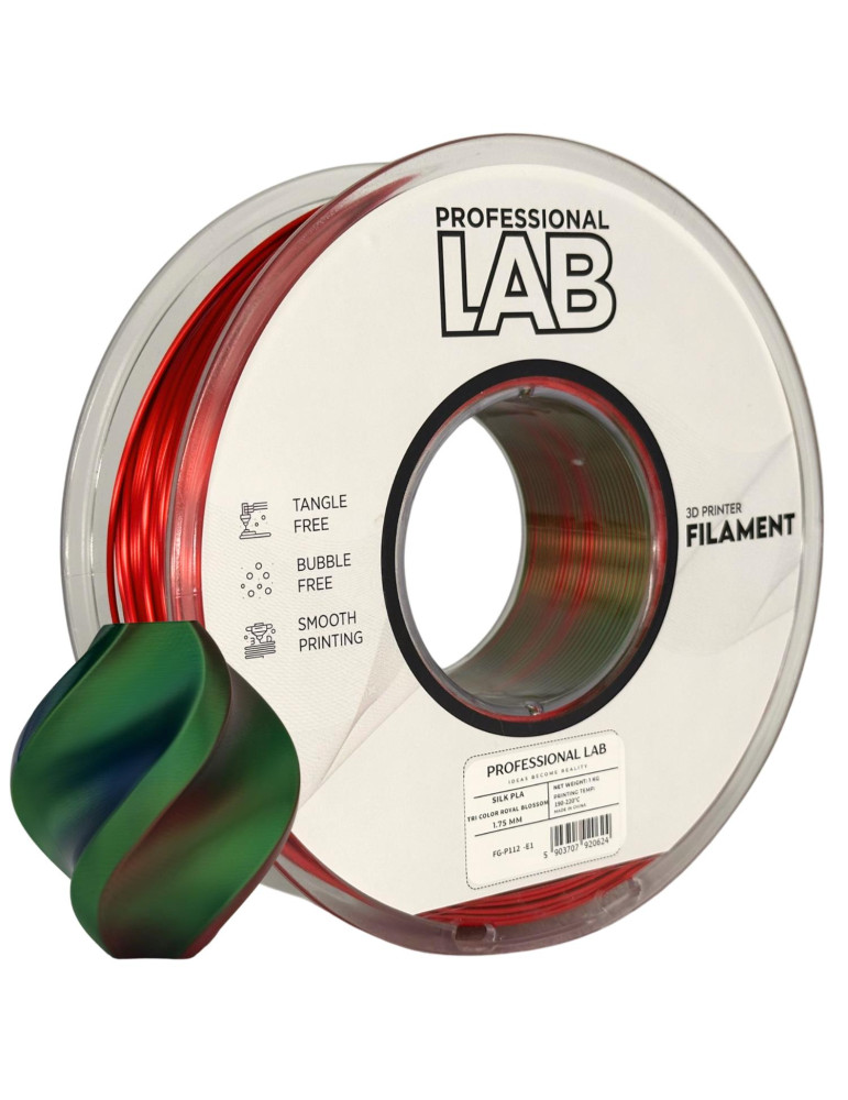Silk PLA Tri Color Royal Blossom | Core XY
