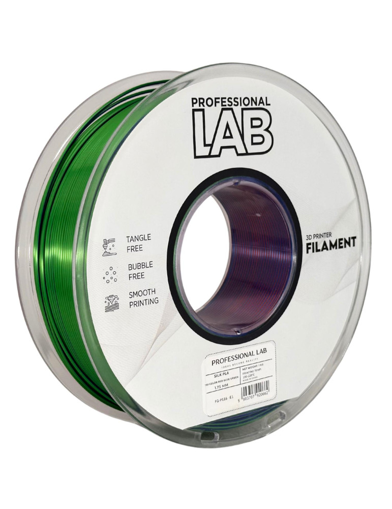 Tri Color Red Blue Green - Silk PLA | Core XY