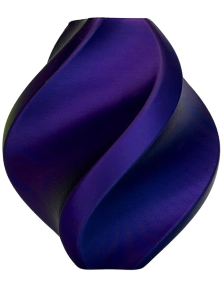 Tri Color Blue Purple Black - Silk PLA | Core XY