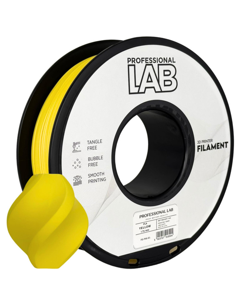 PLA Yellow Prof. Lab - Filamento 3D | Core XY