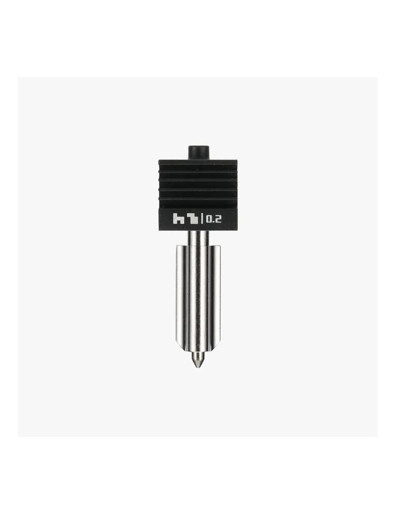 Hotend H2/P2 com Nozzle 0.2 | Aço Inox para Alta Precisão 3D